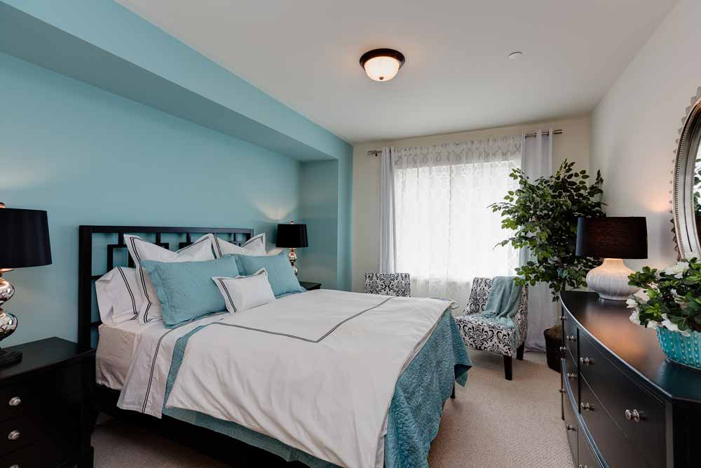 Picture of example furnished bedroom.